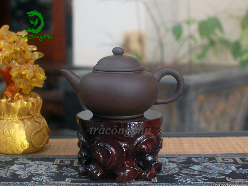 Ấm Tử Sa Thủy Bình Viên Hòa Tử Nê - ATS1445